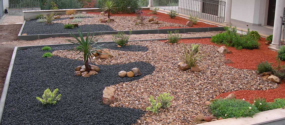 Pedras decorativas para jardins